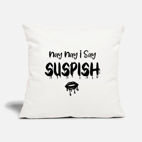 Must Try Bailey Sarian Suspish Sticker Throw Pillow