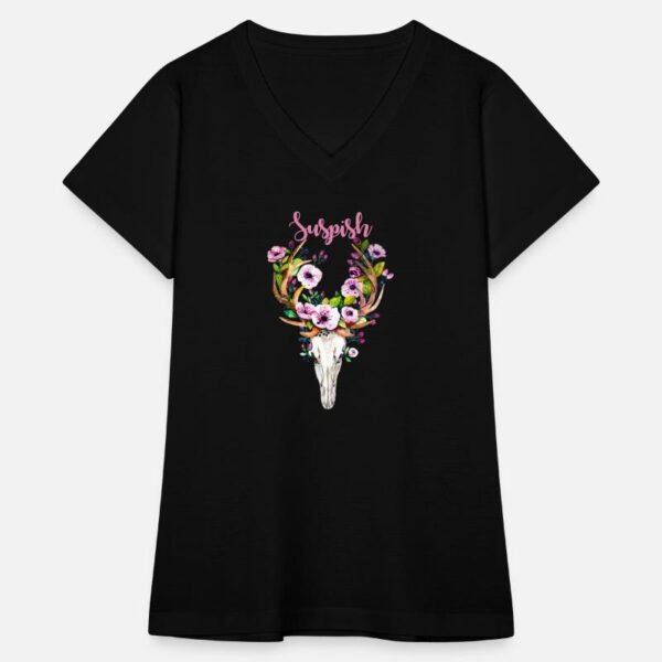 Bailey Sarian Suspish on Women's V-Neck T-Shirt