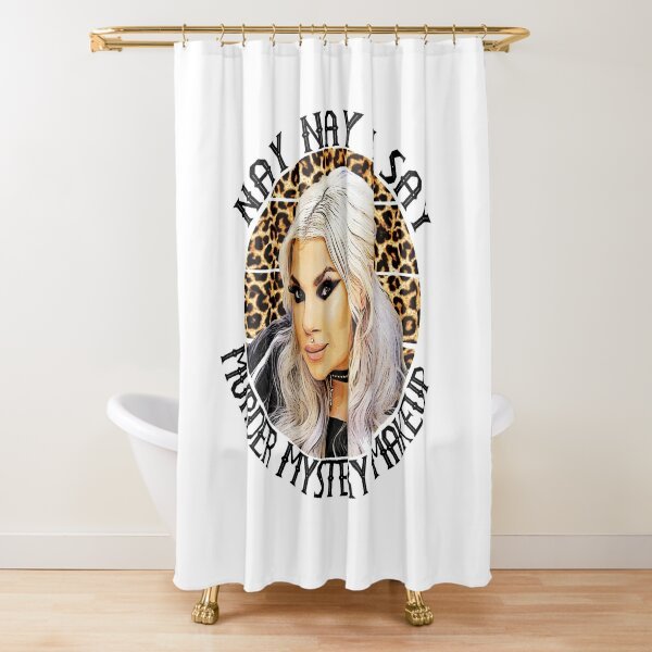 Bailey Sarian Murder Mystery & Makeup Shower Curtains